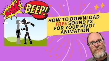 How To Download FREE SoundFX and Add Them to Your Pivot Animation - 2023