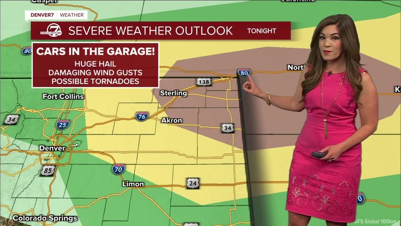 Tornado Watch for NE CO; severe storms possible in Denver metro this ...