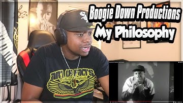 FIRST TIME HEARING- Boogie Down Productions - My Philosophy (REACTION)