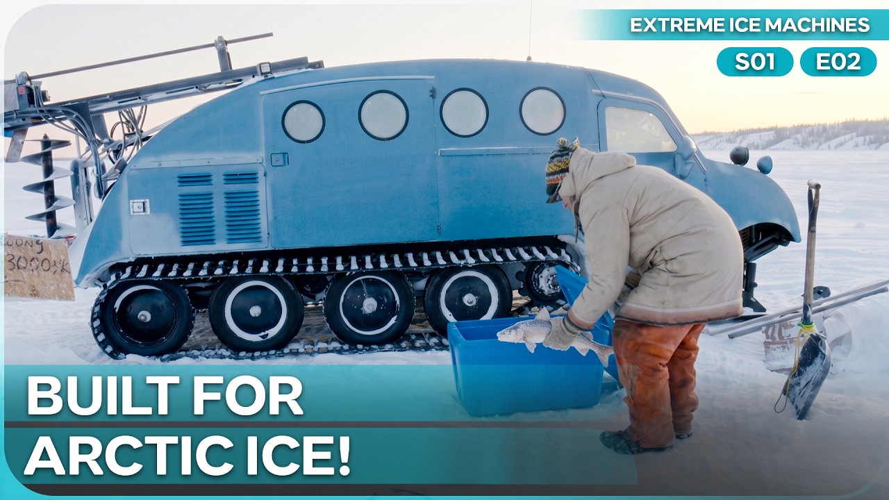 Surviving -50°C Frozen Lakes in a Vintage Ice Machine | Extreme Ice Machines