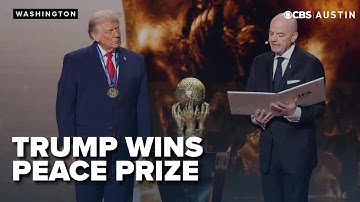 President Trump wins inaugural FIFA peace prize