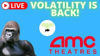 AMC STOCK LIVE AND MARKET OPEN WITH SHORT THE VIX! - FED MINUTES!
