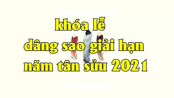 Khoá lễ dâng sao giải hạn năm tân sửu 2021 - PX P