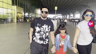 Ayushmann Khurrana With Family Spotted At The Airport Departure