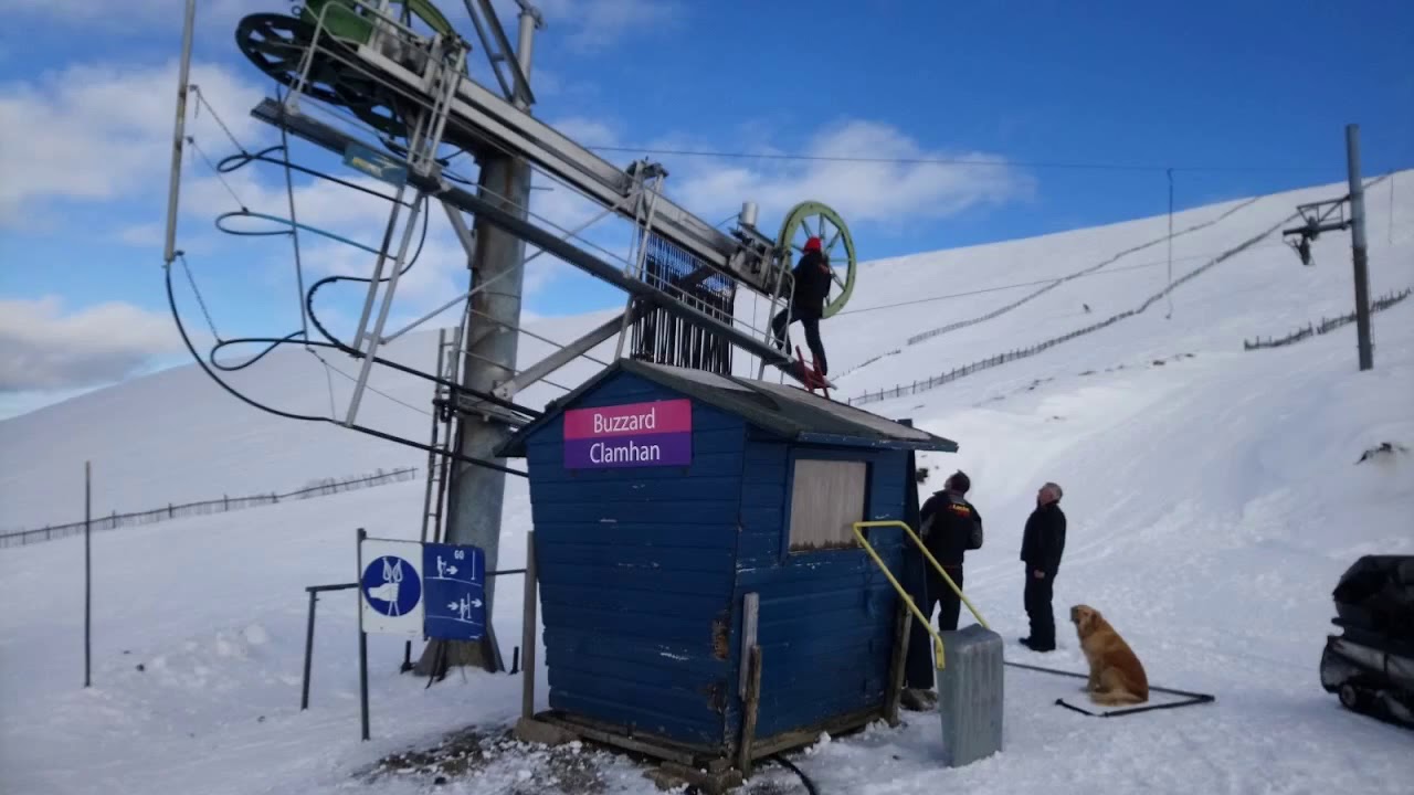 Lecht ski centre Feb 2018.