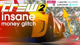 In this video i'll show you insane the crew 2 money glitch. will get
4,294,965,89 bucks few seconds! i tried method three times and it
worked lik...