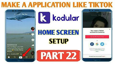 Make a Application Like Tiktok | Part 22 | In Kodular , appybuilder In hindi || Earn 100$ Daily