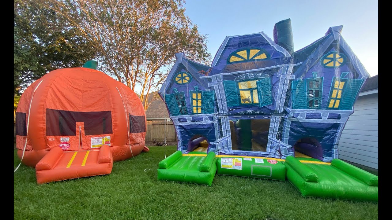 Haunted House Bounce House 360° VR Video Sky High Party Rentals YouTube