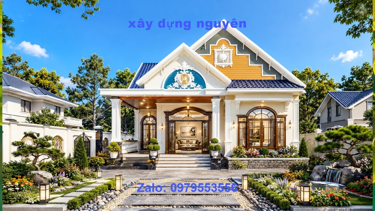 Mẫu Nhà Cấp 4 Mái Thái Diện Tích 7x22m Thiết Kế 3 Phòng Ngủ #nhacap4 #maithai