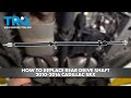 How to Replace Rear Drive Shaft 2010-2016 Cadillac SRX