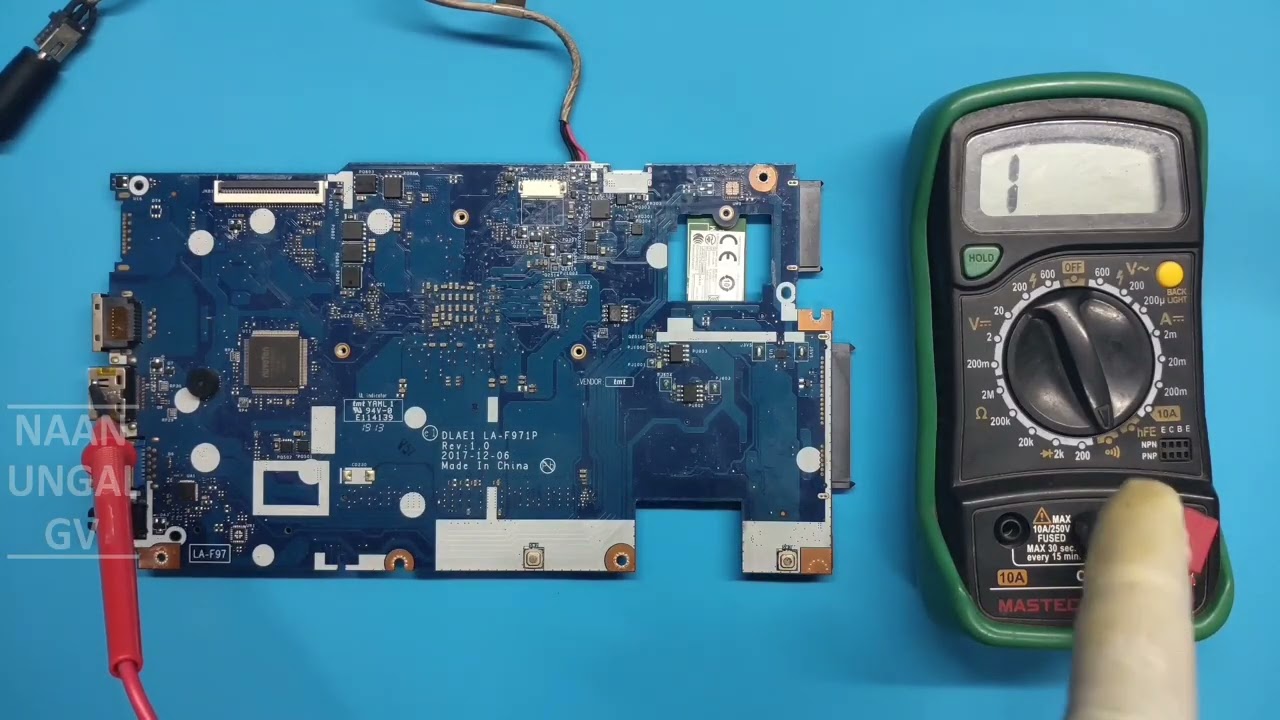 Lenovo E4125 Laptop Motherboard. No power on issue solved. In Tamil.