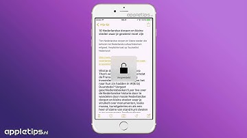 iOS 9.3: Notities beveiligen met een wachtwoord of Touch ID