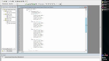 Capacitive Touch PIC Microcontroller Coding