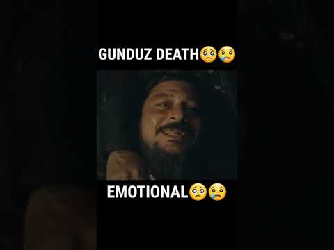 Gunduz death Scene I cry 😢😢🥺🥺#shorts #kurulusosman