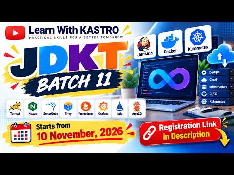 JDKT Batch 11 Announcement | 10+ Live Projects | Register using link in description | Kastro Kiran V
