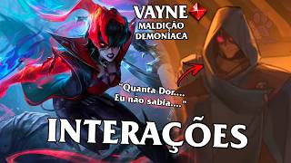 VAYNE MALDIÇÃO DEMONÍACA INTERAÇÕES (LENDÁRIA) | DUBLADO - (PT_BR)