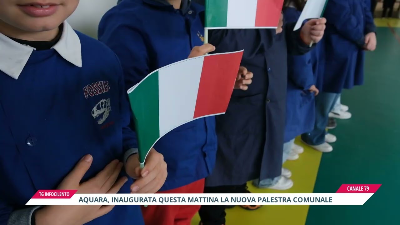 Aquara: inaugurata questa mattina la nuova palestra comunale