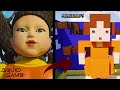 Minecraft : Como CONSTRUIR Luz ROJA🔴Luz VERDE🟢Del JUEGO DEL CALAMAR🦑 Funcional (Tutorial)