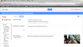 Using Google Groups to set up Web Forum Part 2 mp4