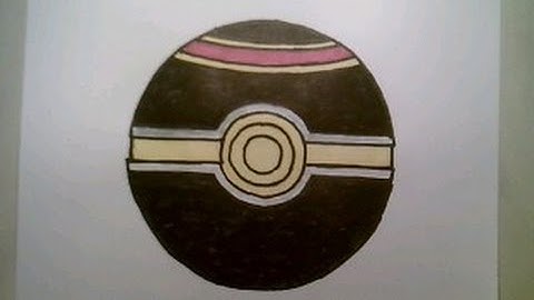 how to draw the Luxury ball Pokemon Pokeball Go 3D Easy Doodle Sketch Step By Tutorial Iphone Game