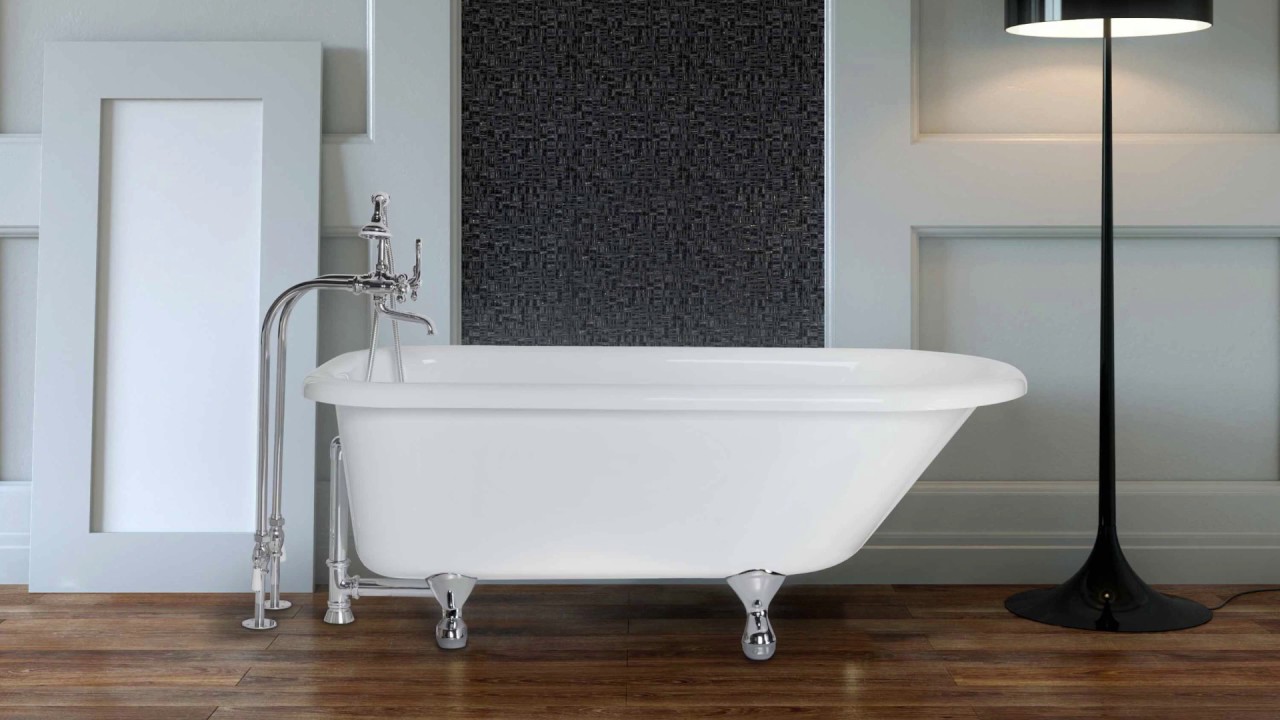 How to install a Vintage Tub YouTube