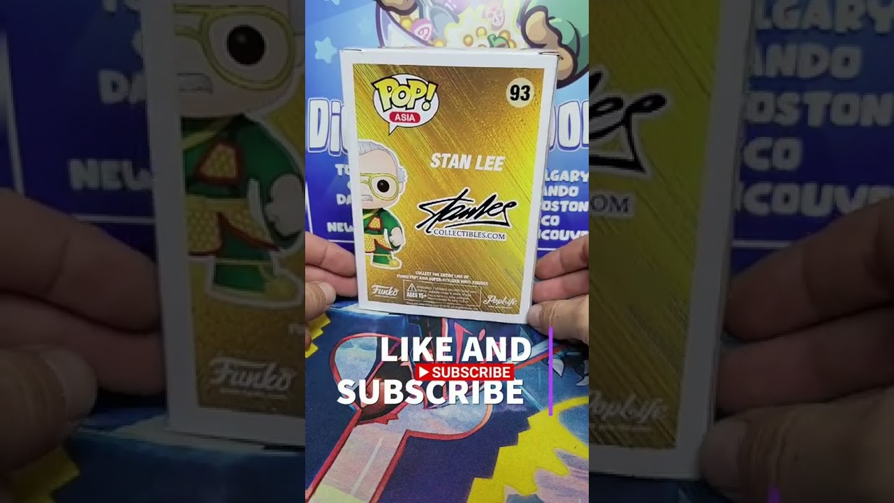 STAN LEE SIGNED FUNKO POP - 1600$ FUNKO POP - BLACK SUIT POP ASIA 