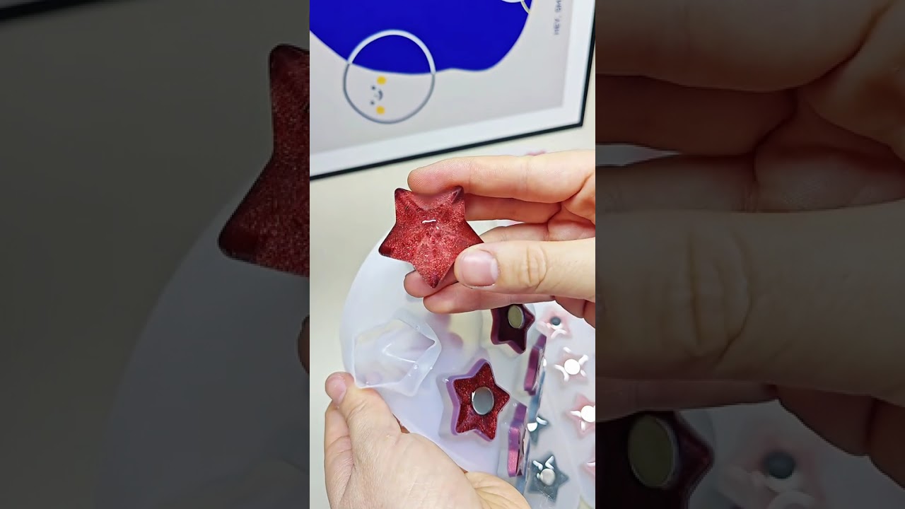 闭上嘴巴，来听脱膜 #滴胶#手工#解压#沉浸式#冰箱贴