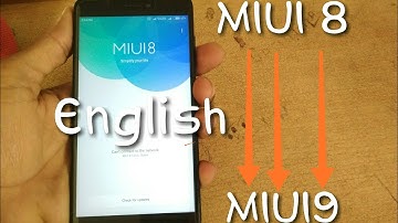 Update MIUI9 Global Stable on Redmi Note 4 . English