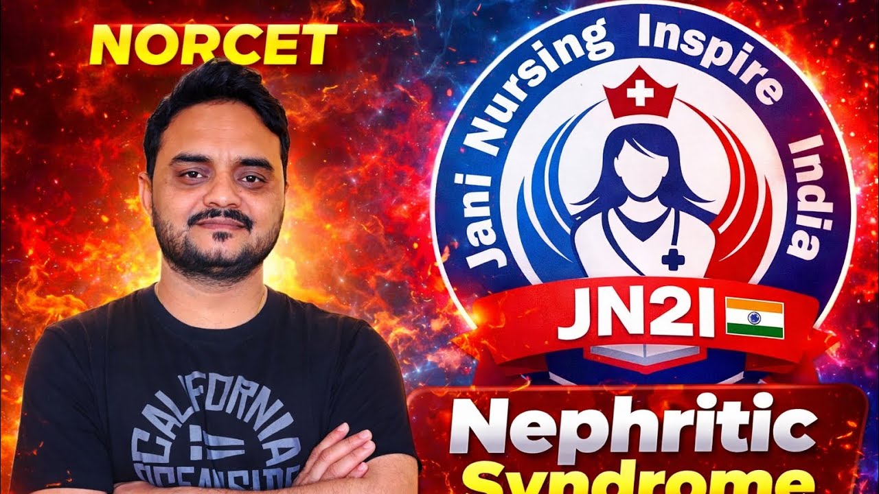 Let’s Crack the NORCET with @jani sir NEPHRITIC SYNDROME