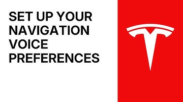 How to Set Up Your Navigation Voice Preferences in your Tesla Model Y 2025 +