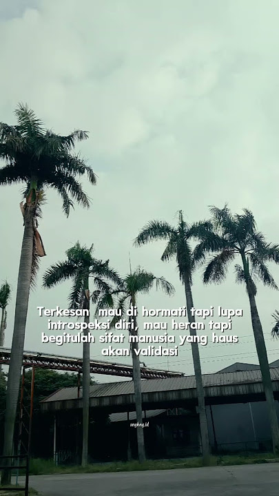 Terkesan mau dihormati tapi lupa intropeksi diri, mau heran tapi begitulah sifat manusia.