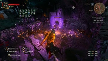 Witcher 3 Enhanced Edition: Lazarus Project - Gerry butchers and burns some bandits.