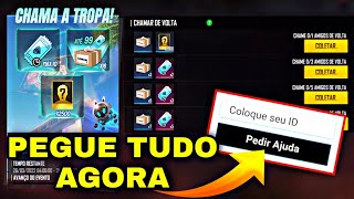 Chamar de volta Free Fire: Tudo sobre o evento Chama a Tropa em agosto de  2022 - Millenium