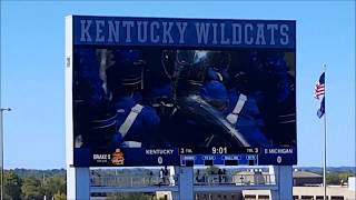 2017 University of Kentucky Wildcat Marching Band - Pregame Jumbotron Cam