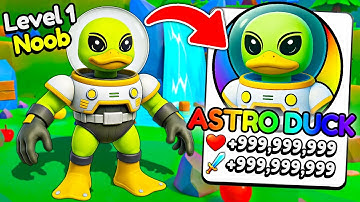 Starting over as NOOB with ASTRO DUCK in Duck Evolution!