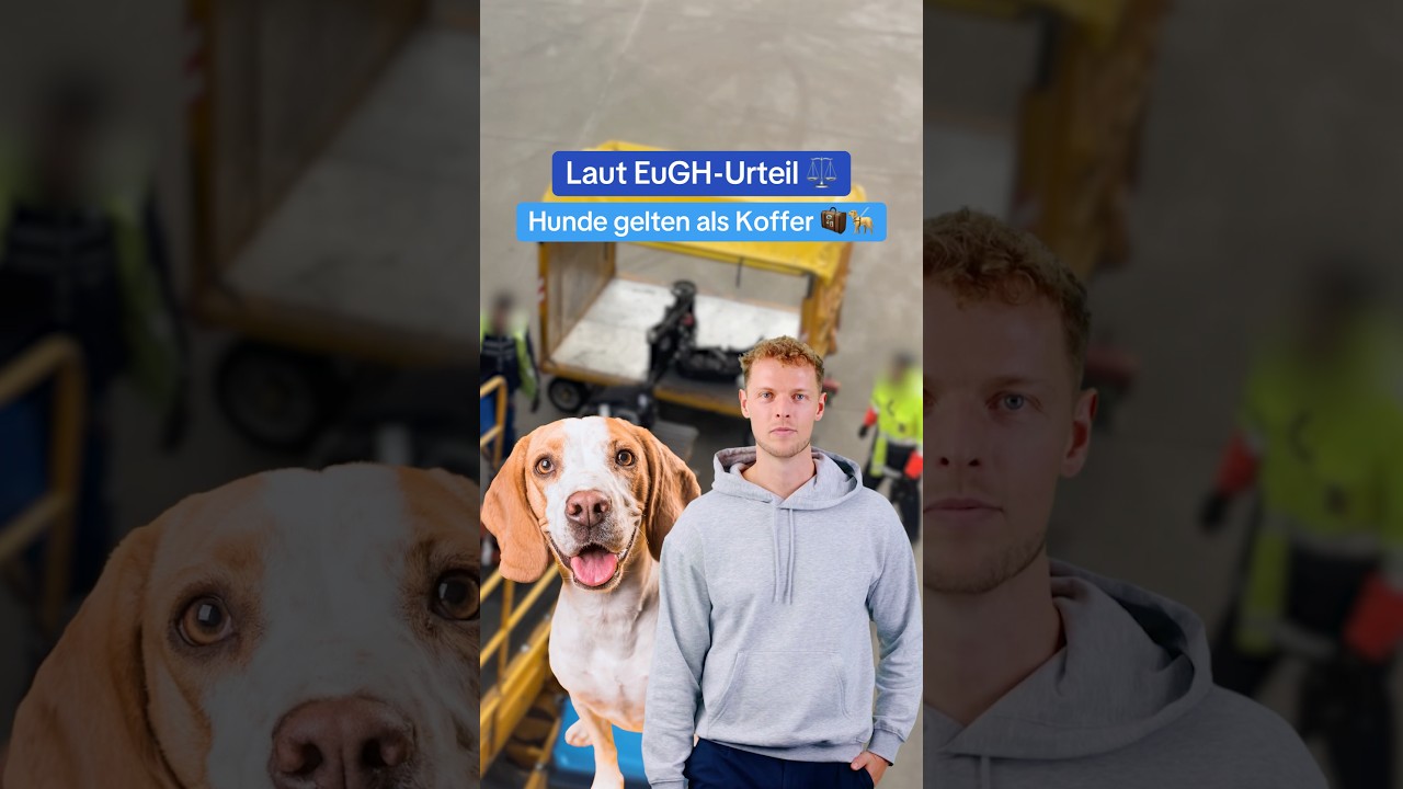 Der EuGH hat entschieden: Hunde gelten als Koffer im Hinblick auf Schadensersatz! 🦮✈️