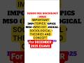 MSO- 001 IMPORTANT QUESTIONS FOR DECEMBER 2025 EXAM | IGNOU MSO EXAM 2025 #ignou #mso