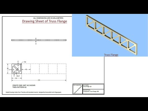 Truss Flange || Solid Edge Tutorial