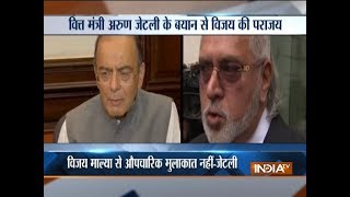 FM Arun Jaitley denies Vijay Mallya’s claim of meeting him before leaving India
