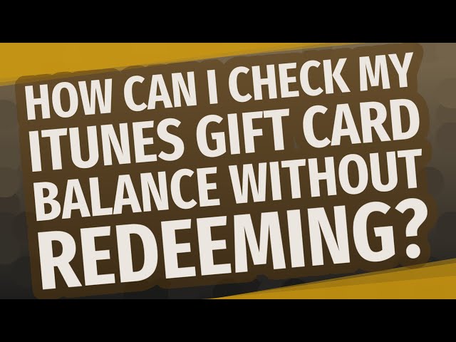 Check balance of iTunes card without redeeming it • @djchuang