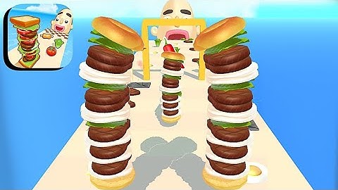 Sandwich Runner ​- All Levels Gameplay Android,ios (Levels 1-6)