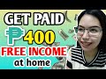 GET PAID P400 DAILY | FREE INCOME DURING LOCKDOWN | CELLPHONE LANG GAMIT | 100% LEGIT PAGKAKAKITAAN
