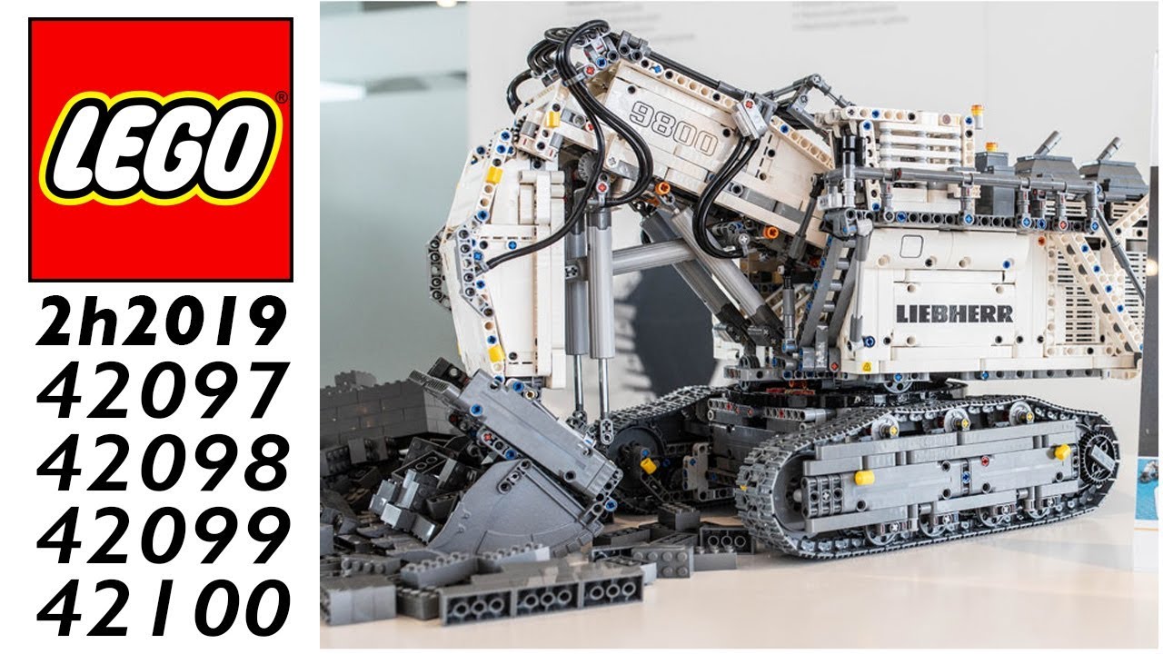 [СТРИМ] Что известно о новинках LEGO Technic августа 2019? Liebherr, Crawler, Автовоз и кран-паук