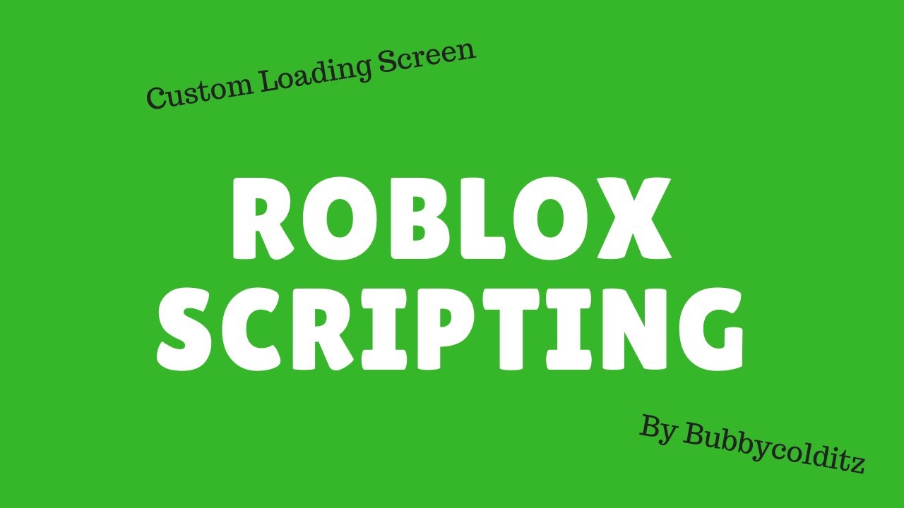 Custom Loading Screen Roblox Scripting Updated Youtube - how to make a custome loading screen on roblox studio scripting