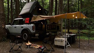 RELAX CAMPING in a Secluded Big Brook with BRONCO Tiny House?/Relaxing cozy Tarp Shelter/ikamper RTT by Ohs Road Trip 82,327 views 11 months ago 27 minutes