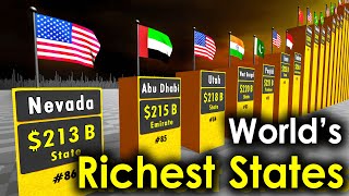Which State Is The Richest In The World In 2025? Top 10 Revealed