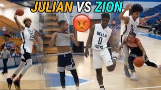 Julian Newman Vs Zion Harmon Was A 1-1 Show Insane Highlights & Both Guys Scored 30