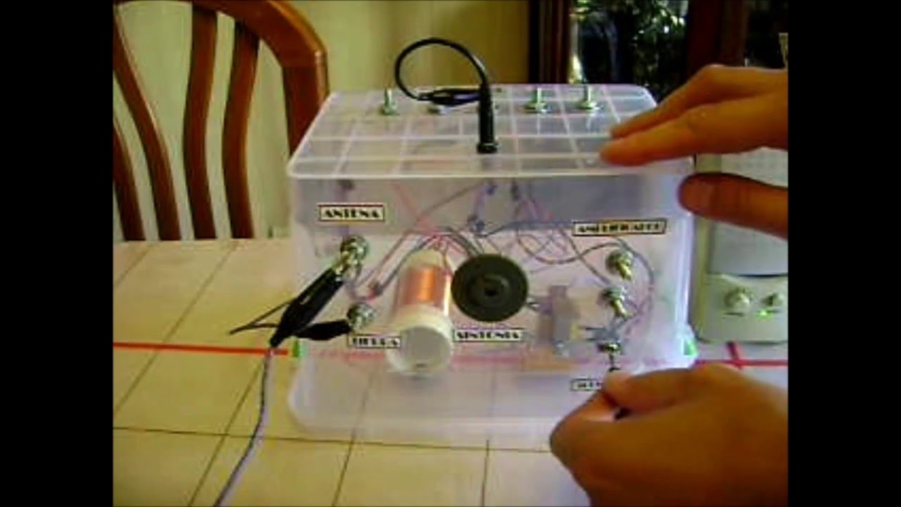 RADIO A CRISTAL DE GERMANIO (radio galena) FUNCIONA SIN BATERÍAS YouTube