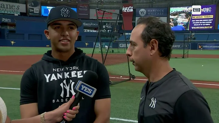 Oswald Peraza interview on his first day in the ma...