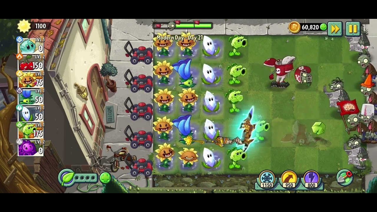 Plants vs Zombies 2 - Modern Day - Day 21 - 2024 - YouTube